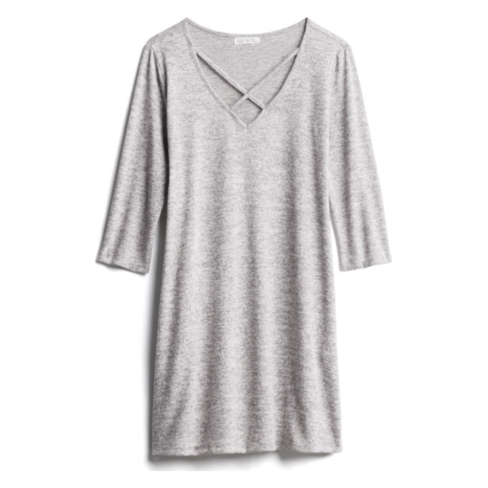 Nine Britton Grey Knit Dress